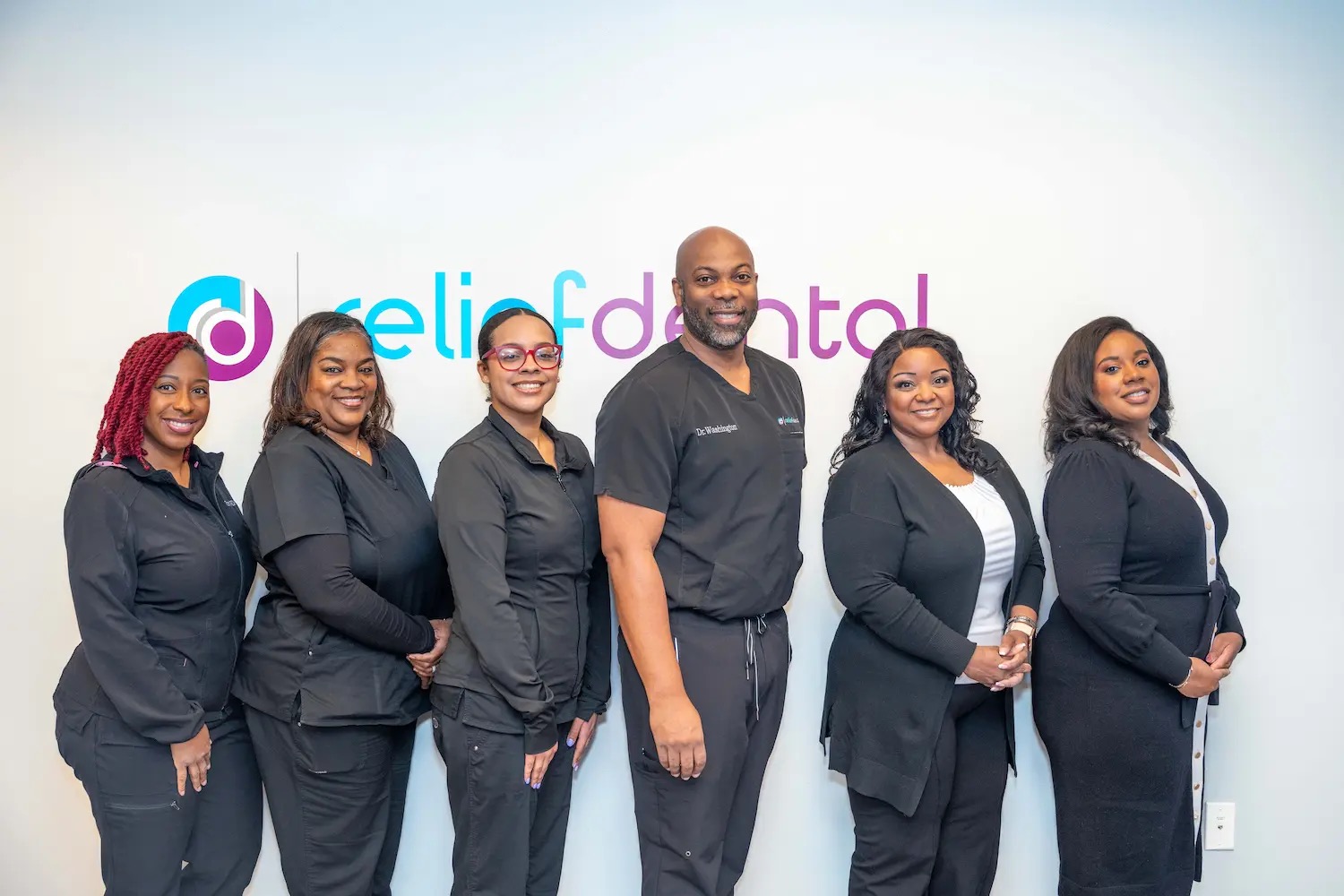 Dr. Melvin Washington and the Relief Dental team, Tucker GA