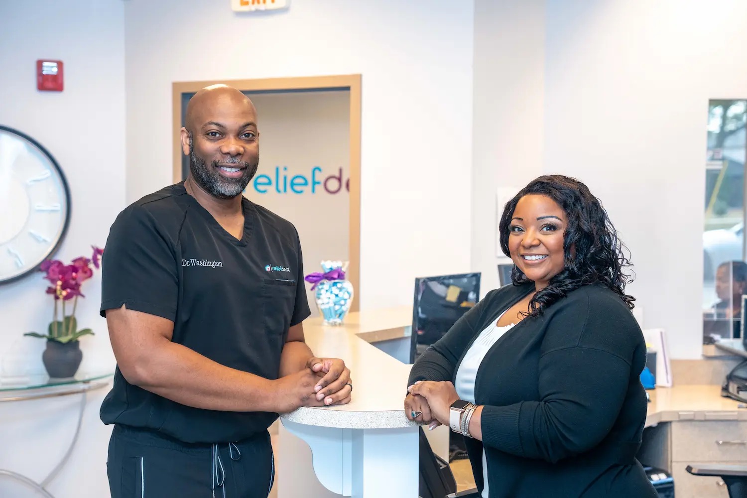 The Relief Dental team welcoming patients, Tucker GA